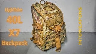 Military 40L Tactical Camo Backpack Review [upl. by Eivla]