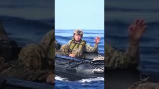 US marines conduct small boat drills in order to sustain proficiency in small boat handling army [upl. by Attiuqehs]