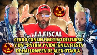 Vitico quotLa Fiscalquot cerró con emotivo discurso y quotPatria y Vidaquot en la fiesta de Halloween de Otaola [upl. by Raleigh]