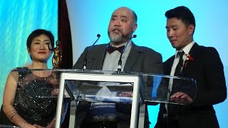 Kims Convenience Won Series Award at Actra Awards 2017 [upl. by Tessil]