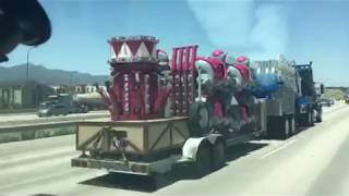 Carnival Rides Being Transported [upl. by Atisusej]