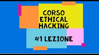 Corso Ethicalhacking Principianti Ep1 CMD [upl. by Llehsyar576]