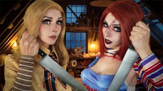 ASMR Wanna Play M3GAN vs CHUCKY 🔪 [upl. by Flori]