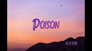 Global Dan feat AzN  Poison Lyrics Video [upl. by Ahsekim]