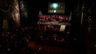 Amazing Grace met doedelzak tijdens Kerstconcert in Ermelo van dirigente Arda Konings [upl. by Aronek583]