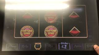 Jackpot Gems Slot Machine Gameplay  £2 Stake Fortune Spins [upl. by Cindee789]