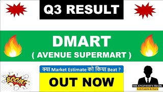 Dmart Q3 Results 2024  Dmart Results Today  Dmart Share Latest News  Avenue supermarts Share [upl. by Benenson490]