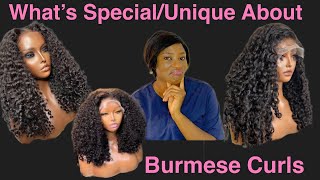 Trending Curly Hair 2024Burmese CurlsWhat Makes This Curls Different From Other Curls Hairs [upl. by Dlarrej366]