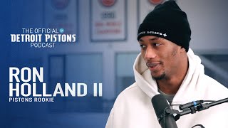 Ron Holland II on Being In Detroit OldSchool Music Taste amp More  Official Detroit Pistons Podcast [upl. by Ettenim]