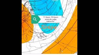 HAVA DURUMU 11 KASIM AKDENİZ YAĞIŞLARA GELİYOR [upl. by Nosnev558]