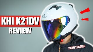 KHI K21DV Helmet Review  Helmet paling berbaloi [upl. by Erlina]