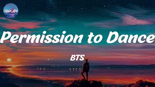 Permission to Dance  BTS Lyrics [upl. by Kcirdor]