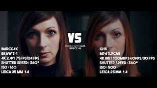 UPDATE 2023 LOT OF MISTAKES BMPCC 4K vs GH5  BRAW vs VLOG [upl. by Aivitnahs133]