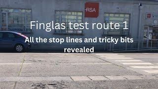 Finglas Driving Test Route 1 [upl. by Llekcm173]