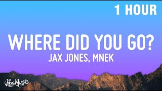 1 HOUR Jax Jones MNEK  Where Did You Go Lyrics [upl. by Nnairak805]