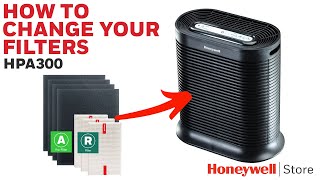 How to Change Filters for Honeywell HPA300 Air Purifier  HEPA and Prefilter Replacement [upl. by Vadnee885]