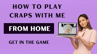 Craps Tutorial On How To Play Crapsee Live With Me During My Live Streams [upl. by Anelle]