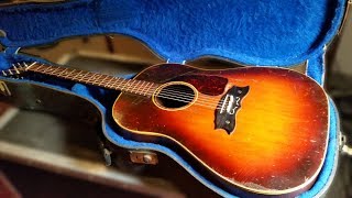 Gibson J45 acoustic INSIDE a vintage 50s instrument [upl. by Lloyd]