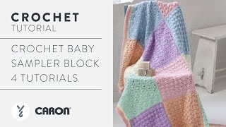 Crochet Baby Sampler Block 4 [upl. by Atworth]