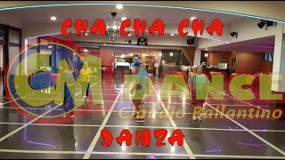 Danza  cha cha cha   baile en linea  line dance  ballo di gruppo  Claudio Ballantino [upl. by Vadim]