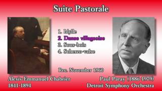 Chabrier Suite Pastorale Paray amp DSO 1960 シャブリエ 田園組曲 パレー [upl. by Yatnohs]