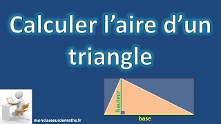 Aire du triangle [upl. by Till257]