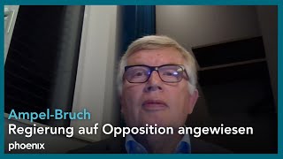 Schaltgespräch mit Prof Joachim Wieland Staatsrechtler Universität Speyer nach dem AmpelAus [upl. by Dewie]