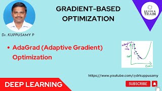 67 AdaGrad Adaptive Gradient Optimization  Minimize the Cost [upl. by Emiline383]