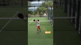 Padel Drill  Bandeja and Volley [upl. by Ronny587]