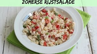 Zomerse rijstsalade  LEKKER EN SIMPEL [upl. by Rosette]