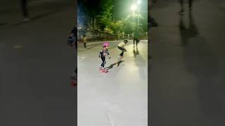 speed skates day1 practice session trending skatingvideos skating junnuandvinnu [upl. by Enasus]