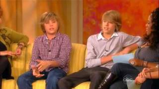 Dylan amp Cole Sprouse at The View [upl. by Oiramel56]