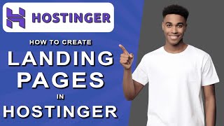 How to create landing pages in hostinger 2024 [upl. by Shay]