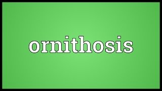 Ornithosis Meaning [upl. by Yared659]