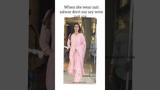 Actres in suit salwar 💗kritisanon aishwaryaraibachchan riya creation newsong bollywood shorts [upl. by Johansen]