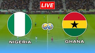 🔴Live  Nigeria vs Ghana  International Friendly Match Live [upl. by Nylidnam]