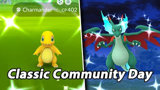 CHARMANDER CLASSIC COMMUNITY DAY ANNOUNCED IN POKEMON GO Shiny BOOSTED Spawns amp More [upl. by Urba526]