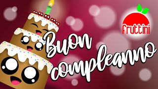 🎂 Tanti auguri a te 🎂  Buon compleanno  video divertente by Fruttini  shorts [upl. by Anirak606]