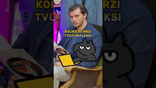 TESTIRAJ SVOJE REFLEKSE🤔⏩reaction test reflex viralvideo shorts fyp foryou youtube funny [upl. by Pegg]