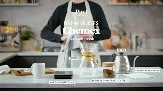 How to make Chemex coffee  Chemex Guide  Pact Coffee [upl. by Ahsenrad222]