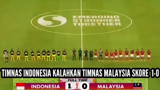 🔴BERLANGSUNG SENGIT TADI MALAM  INDONESIA VS MALAYSIA  SKORE 1 0▪️Piala aff 2024 [upl. by Noryahs]