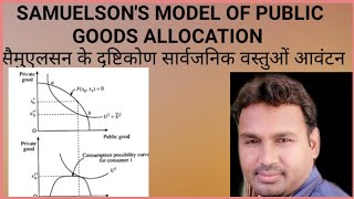 Samuelsons model of public goods allocation  UGC NAT economics mec006  public finance [upl. by Clippard]