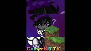 When your heart is half in hardcore mode Minecraft Gachalife2 Capcut trendmemes [upl. by Elman98]