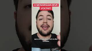 A MONARQUIA VAI VOLTAR historia politica monarquia bolsonaro stf brasilia noticias pt lula [upl. by Etteneg904]