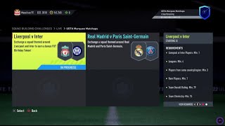 FIFA 22 SBC  UEFA MARQUEE MATCHUPS  LIVERPOOL V INTER  NO LOYALTY CHEAP [upl. by Hemphill]