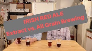 Irish Red Ale SHOWDOWN  Extract vs All Grain Brewing Tasting [upl. by Toth]