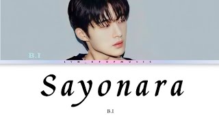 BI – SAYONARA – Lyrics Video Color Coded JapaneseRom  lynkpopmusic [upl. by Verne]