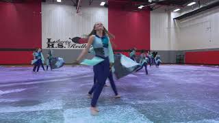 Somewhere Only We Know Liberty High School Winter Guard 2022 [upl. by Eiramanel445]