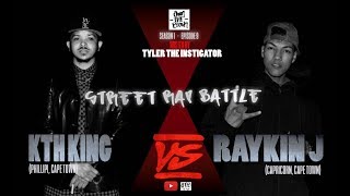 OWN THE BLOCK S01E09  Street Rap Battle  KTH KING vs RAYKIN J [upl. by Kamillah]