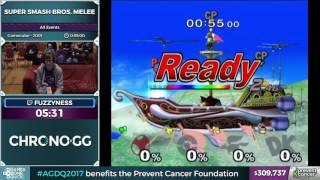 Super Smash Bros Melee by fuzzyness in 3742  AGDQ 2017  Part 55 [upl. by Immij]